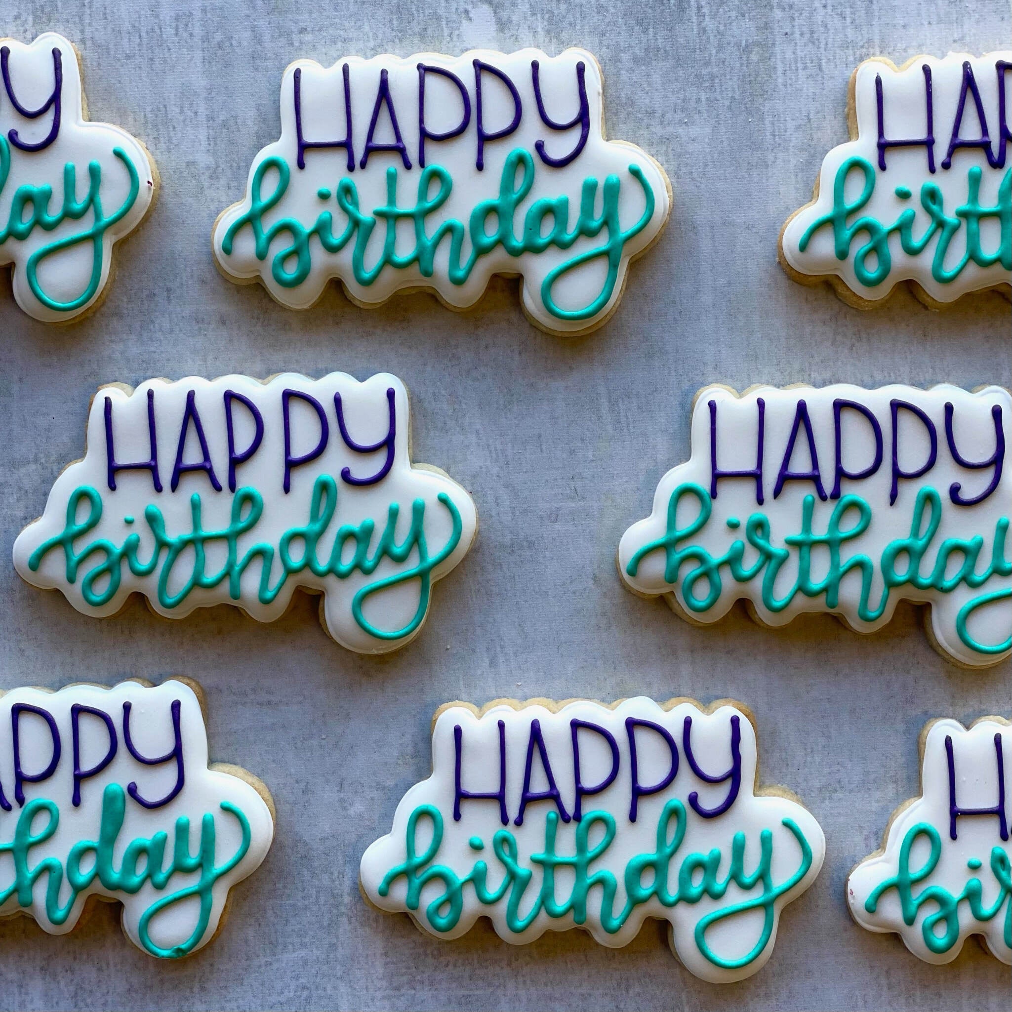 Happy Birthday Sugar Cookies