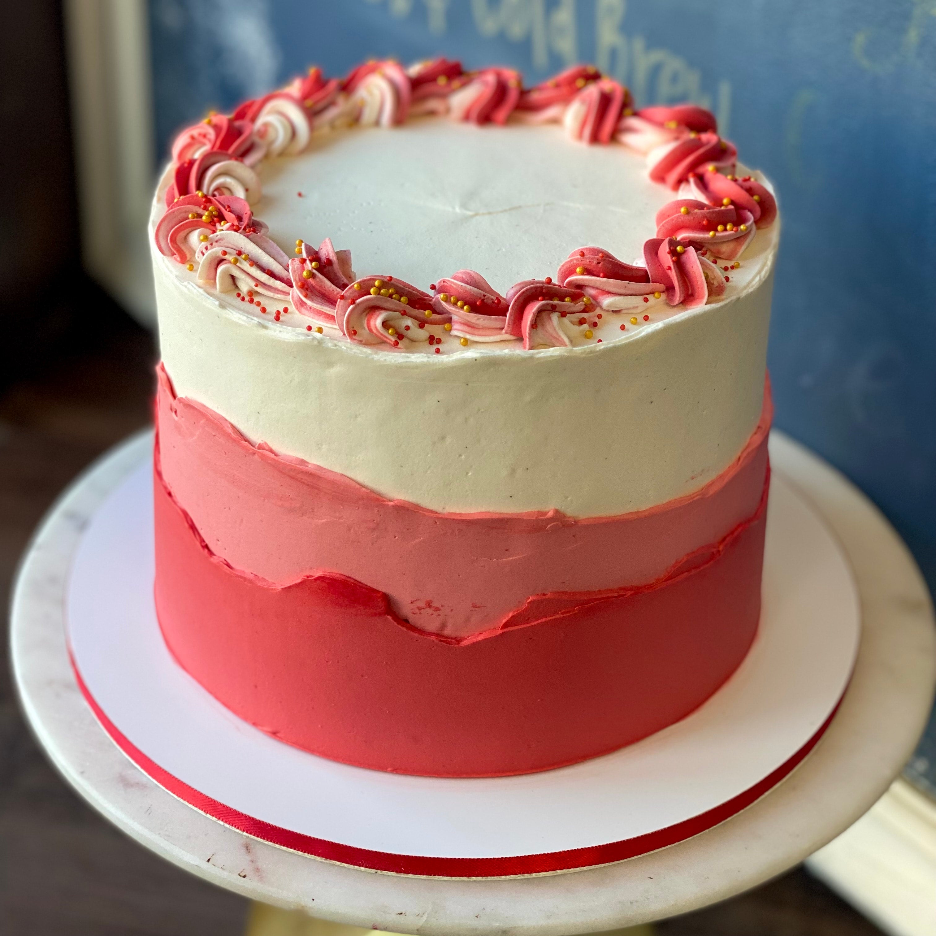 Pink Raspberry Ombre Cake | Driscoll's