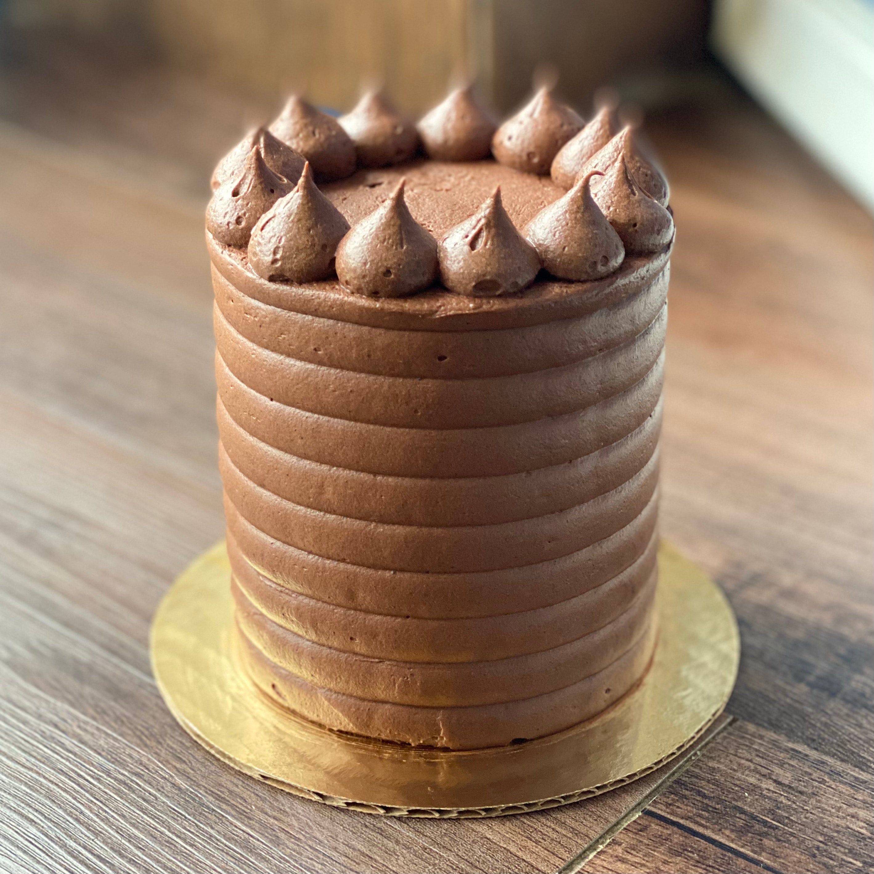 Baked Delights - Chocoholic cake 🍫🍫🍫 7inch 4 layer chocolate cake with  cookies n cream buttercream, chocolate drip and loaded with lots of  chocolate 🤤🤤 Feb is now fully booked for cakes,